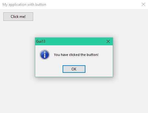 شرح اداة الزر Button desktop